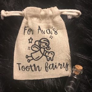 Customized Toothfairy Bags with tooth jar !